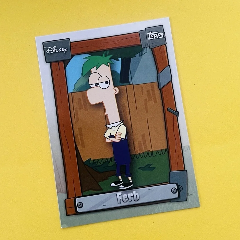 2026 Topps Disney Neon Ferb P&F-2 Phineas‎ and Ferb Insert Card